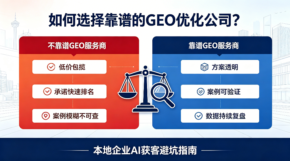 赤峰如何选择靠谱的GEO优化公司？本地企业AI获客避坑指南